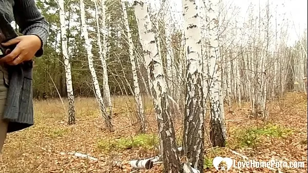 Fucking my stepmom during a nice walk