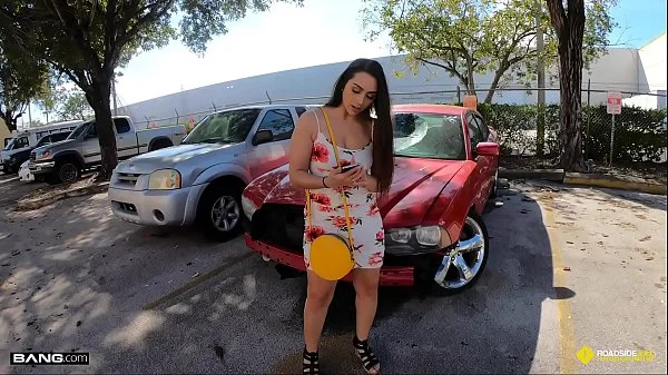 Roadside - Latina Fucks Her Car Mechanics Dick For A Favor