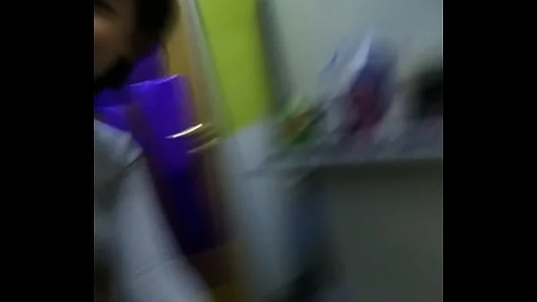 Amateur brunette teen blowjob and quicke at work