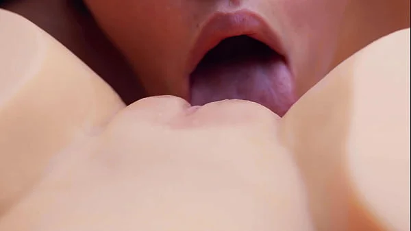 Tantaly Pussy Licking ASMR Closeup - Amateur Lina Licking Pussy For The First Time