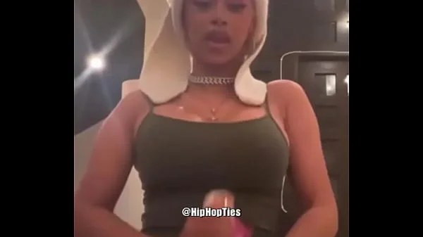 Cardi B jerking off whipped cream can