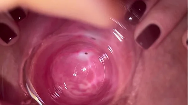 Camera deep inside my creamy pussy