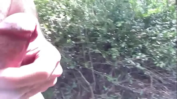 Hiking with a hard dick