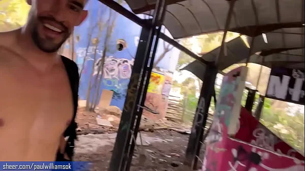 Crazy hot male walks naked into an abandoned building. A must see experience