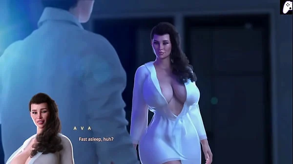 (4K) Apocalust Ep.1 | Big boobs milf sucks lucky guy's cock he cums inside her | Hentai gameplay