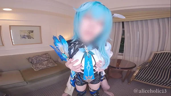 Genshin Impact Eula cosplaying raw sex creampie compilation.