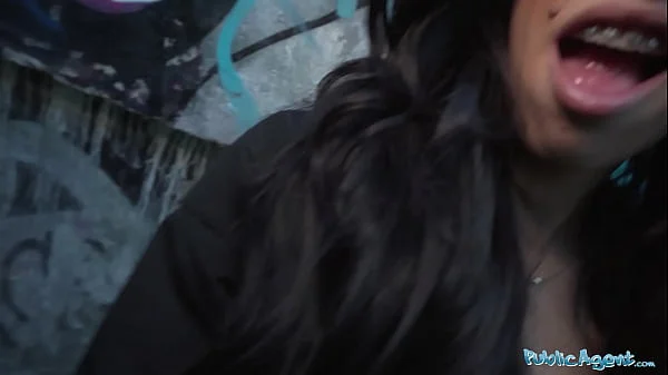 Public Agent Sexy Colombian babe sucks and fucks in public place