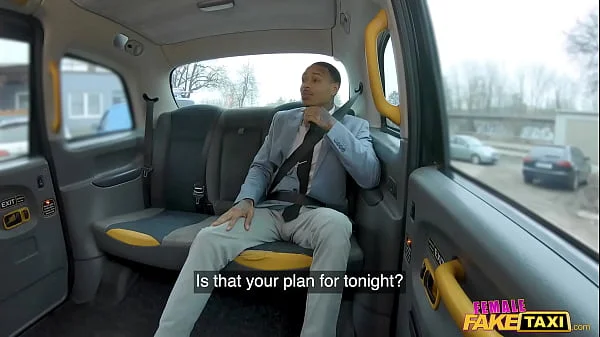 Female Fake Taxi Busty ebony driver with a huge ass treats her passenger to a hardcore fast fucking