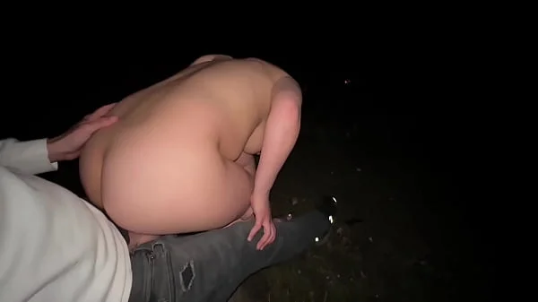 Creampie By The Campfire! Public Camping Sex