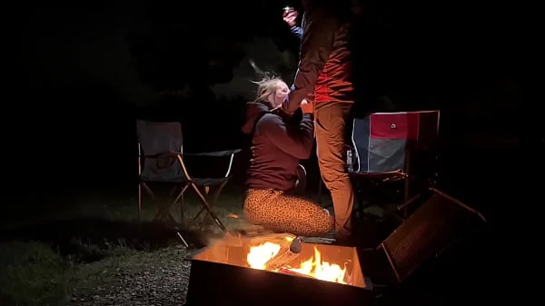 Impregnating Creampie in Public Campsite! Fucking Out in the Open!