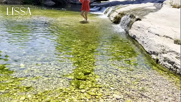 walk and sex outdoors, fucking interrupted by something unexpected, the best blowjob and cum in my ass
