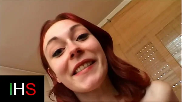 Beautiful girl with red hair also fucked in the ass