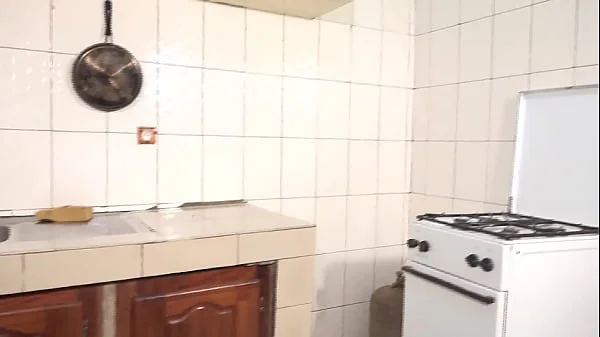 Like waking up in the morning with my very horny neighbor, we fuck standing in the kitchen at the beginning like in a film in Cameroon in black Africa