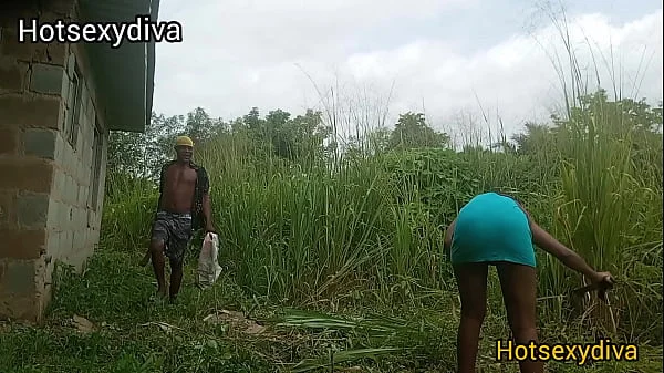 My husband caught me in a hot sex rump with the horny gardener paying him up with my sweet juicy pussy(please watch the full video on X-RED)