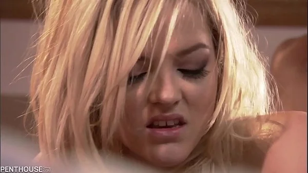 Wife swap with blonde bombshell Alexis Texas going buck wild riding dick