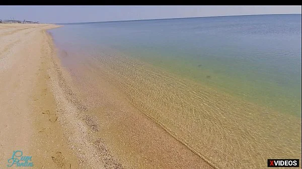 OMG STRANGER CUM IN MY PANTIES ON THE BEACH