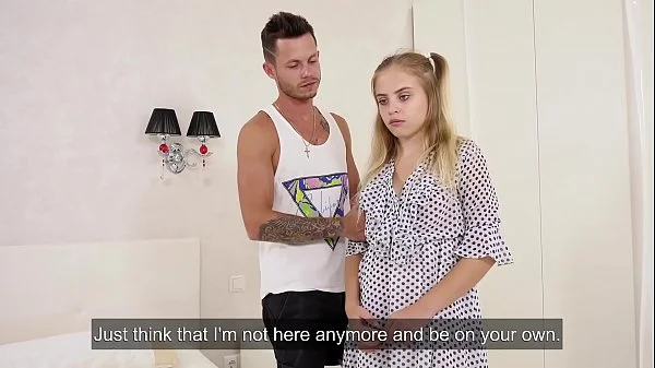 Blonde tattooed Monika Jelölt being first time fucked