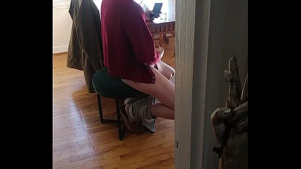 caught him jerking off, I spied on him watching porn till he came