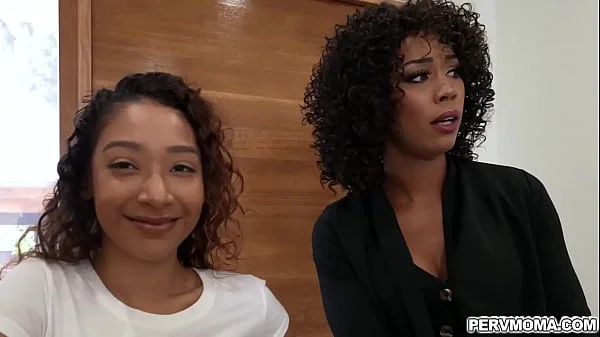 Misty Stone caught masturbating and Sarah Lace joins her