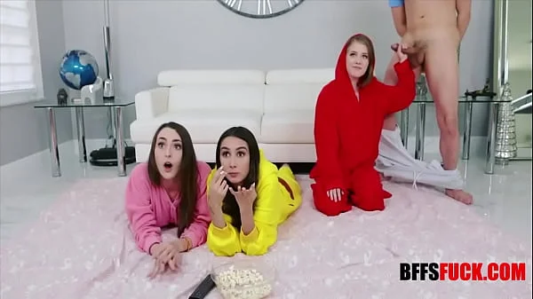 My stepBrother Fuck Me And My Teen Bestfriends On Movie Night