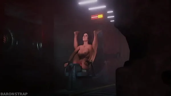 Lara Croft in the Orgasm Machine