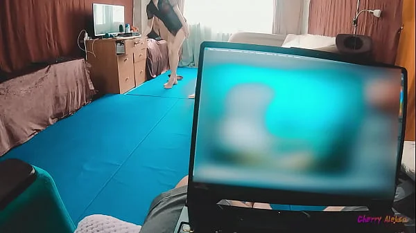 MILF got a big cock in her ass from stepson. POV