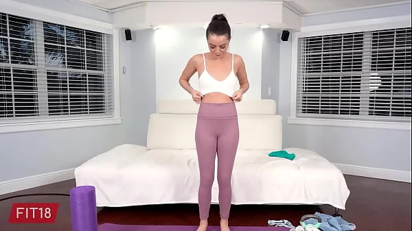 FIT18 - Kylie Quinn - POV Casting of Stunning And Skinny Teen In Yoga Pants