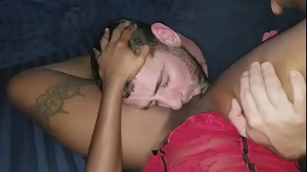 White boy eating black pussy