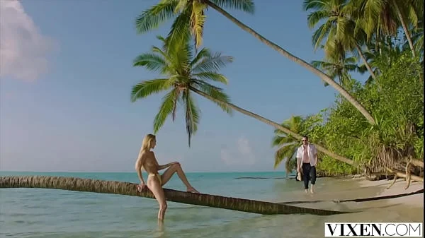 VIXEN Beach bunny Nancy is irresistible in her tiny bikini