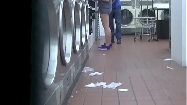 Helena Price Public Laundry Upskirt Flashing Tease! Exhibitionist MILF Vs Voyeur at the laundry! (Part2)