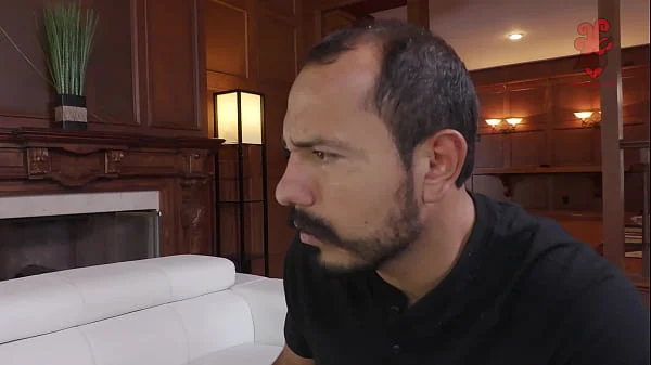 Lena Paul is jogging around but her phone dies, so she gets to Santiago Axxxteca house and tries to fuck him till wife Katy Jane arrives and she gets hot lesbian pussy licking!!