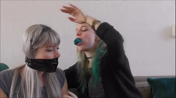 two innocent teen girls try some bondage