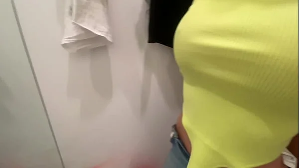 Public Fuck while Trying new clothes in shopping center