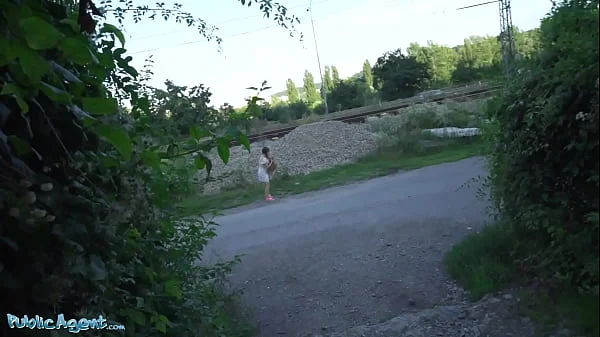 Public Agent Hot Thief Marina Gold Fucked in the Woods