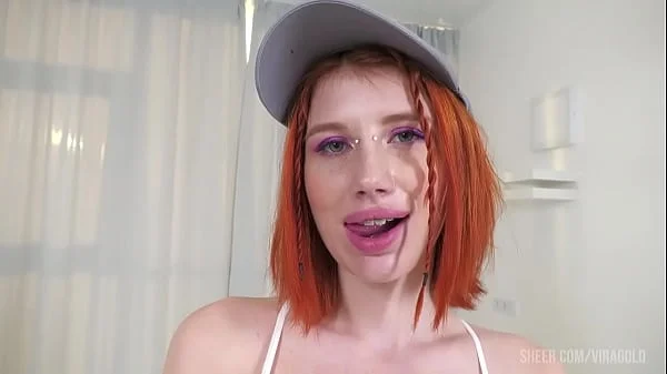 Hard Anal Fucking Redhead Rina Ray with Rimmjob, Gapes and Cum in Mouth VG067