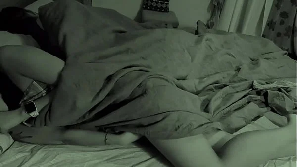 Masturbating next to boyfriend while he takes a nap