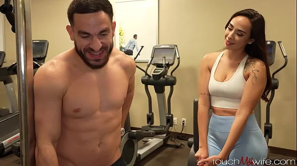 Latina Hotwife Fucks Stranger at Gym Hotel - Gaby Ortega -